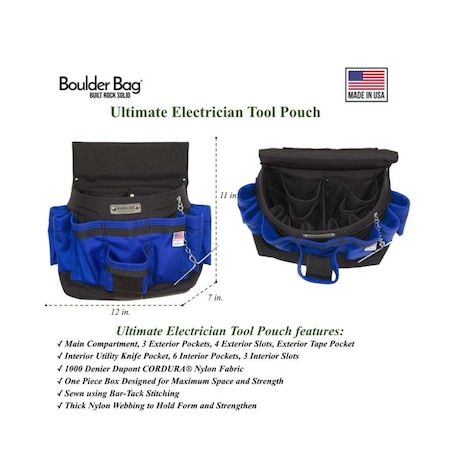 Boulder Bag Ultimate 120 Connect-A-Pouch Blue ULT120RY